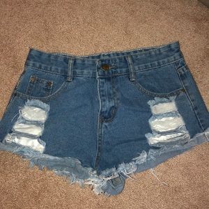 Jean shorts
